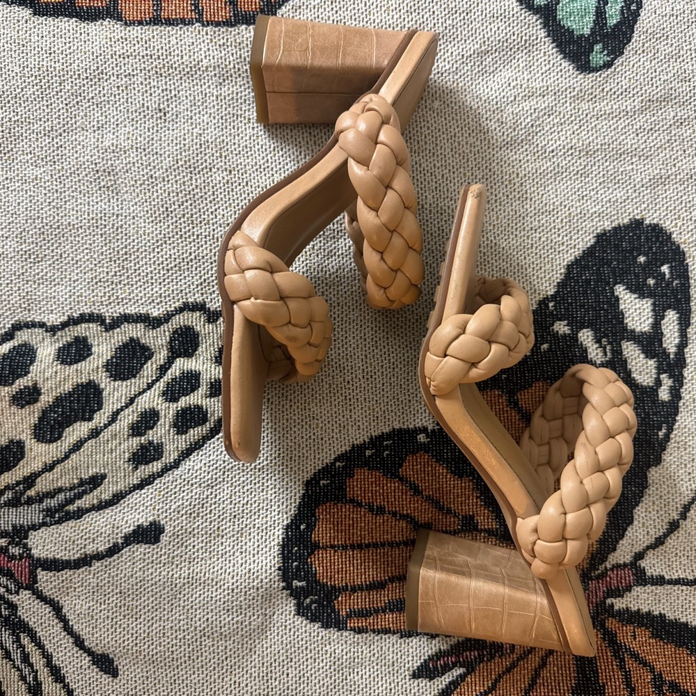 Braided Tan Women's Sandals